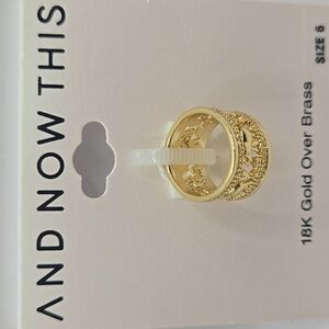 NEW And Nw This Elegant Gold Elephant Ring